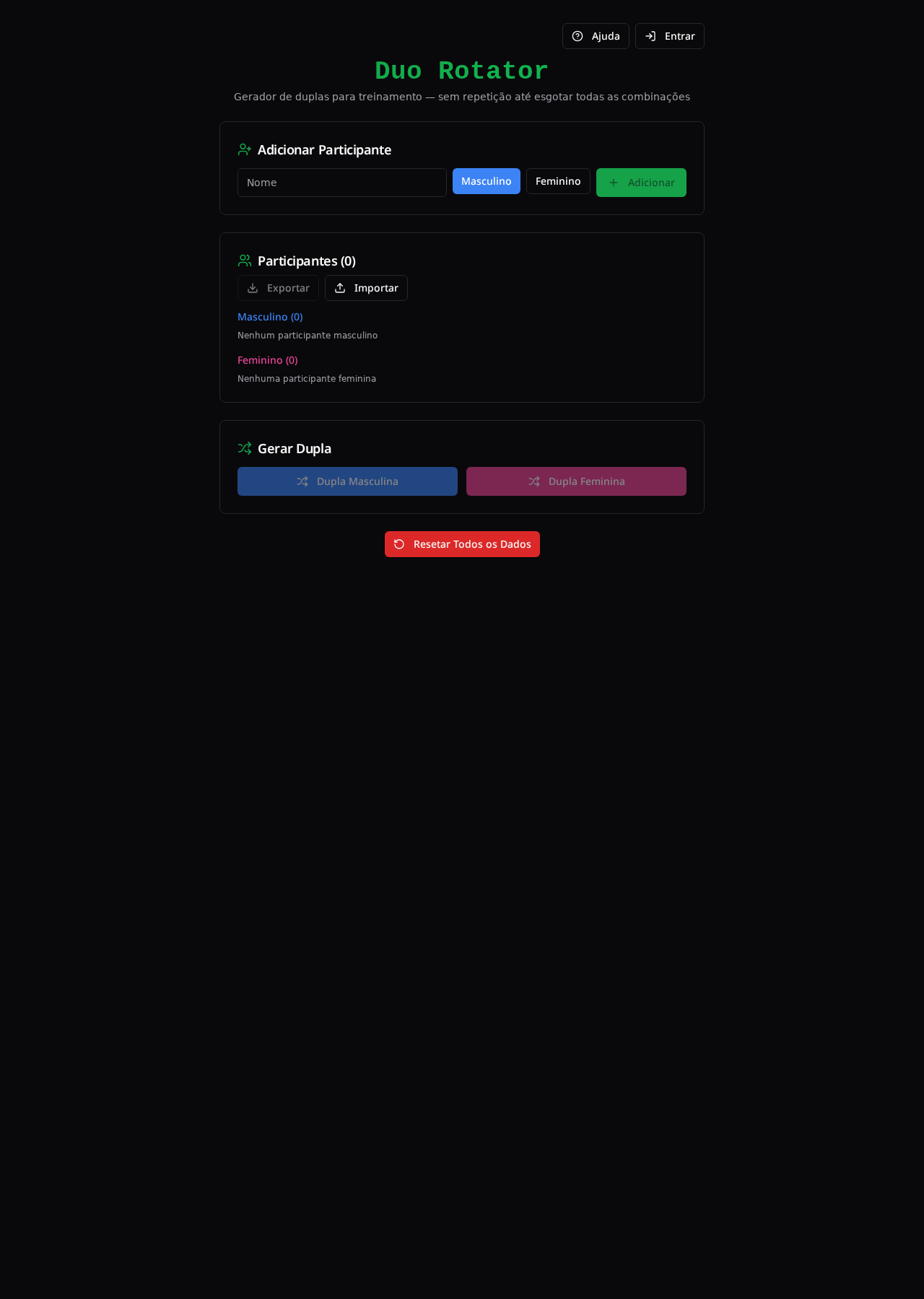 Captura do app Duo Rotator